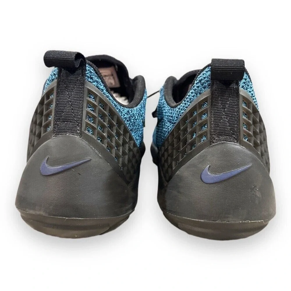 Nike Lunarestoa 2 SE Men‎ Photo Blue Black Running Shoes 821772-400 Size 10.5